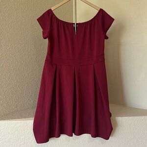 Women's Plus Size Off Shoulder Midi High Low Dress